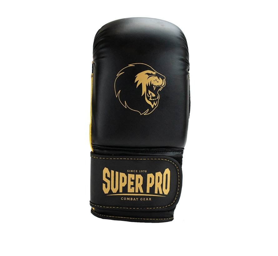 Super Pro Combat Gear Victor Bokszakhandschoenen Zwart/Goud