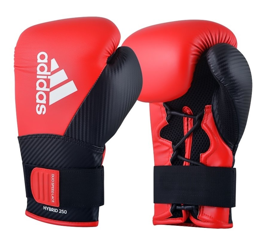 adidas (kick)Bokshandschoenen Hybrid 250 Training Rood/Zwart