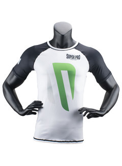 Super Pro Super Pro Combat Gear Rashguard  No Mercy Zwart/Groen/Zilver