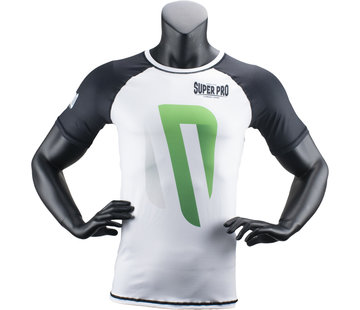 Super Pro Super Pro Combat Gear Rashguard  No Mercy Zwart/Groen/Zilver