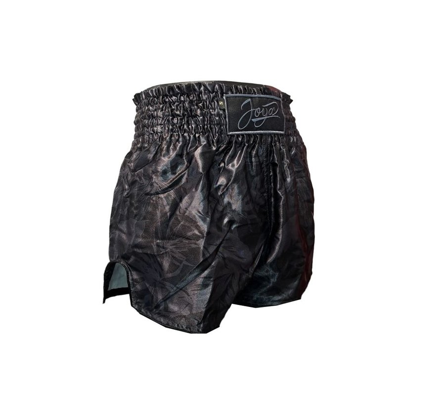 Joya Flower Muay Thai Short - Zwart