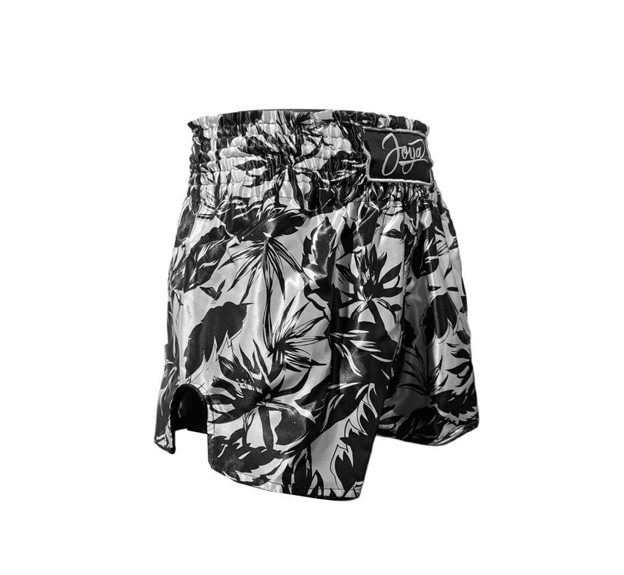 Joya Flower Muay Thai Short - Zilver