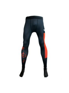 Super Pro Super Pro Combat Gear Legging Men Zwart/Rood