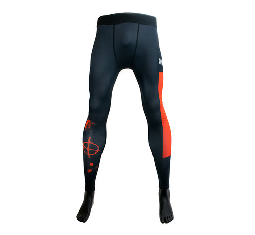 Super Pro Super Pro Combat Gear Legging Men Zwart/Rood