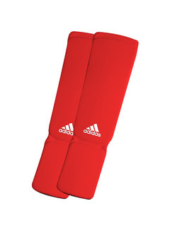 Adidas adidas elastische scheen/wreefbeschermers rood