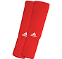 adidas elastische scheen/wreefbeschermers rood