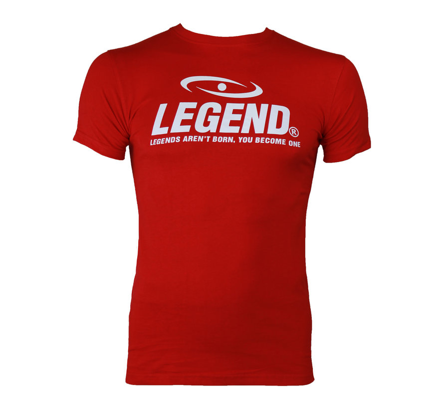 t-shirt rood Slimfit