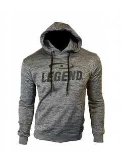 Legend Hoodie unisex  trendy grijs