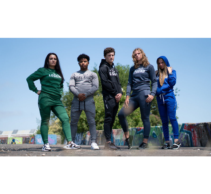 Hoodie unisex trendy zwart