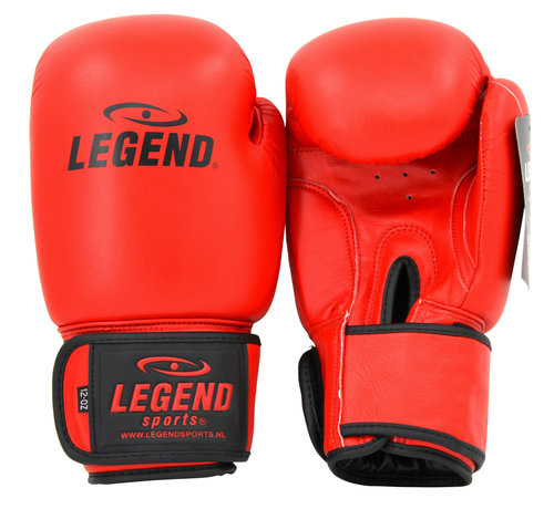 Legend Leren bokshandschoenen  Rood