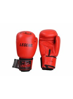 Legend Jeugd bokshandschoenen 6oz Rood