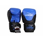 Leren bokshandschoenen  Thai lijn Blauw