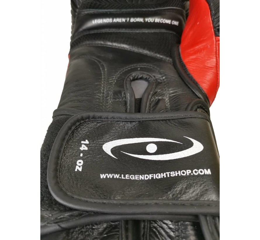 Legend Bokshandschoenen Leer - Legend Power Special Rood