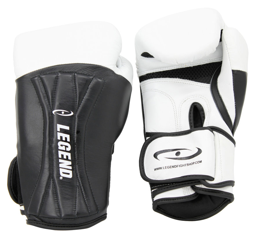Legend Power Bokshandschoenen van Leer - Speciale Editie Wit