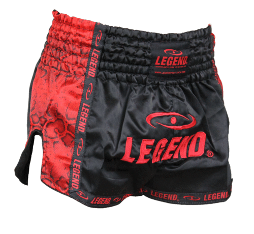 Legend Kickboks broekje rood snake