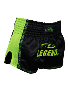 Legend Kickboks broekje neon groen mesh