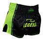 Kickboks broekje neon groen mesh