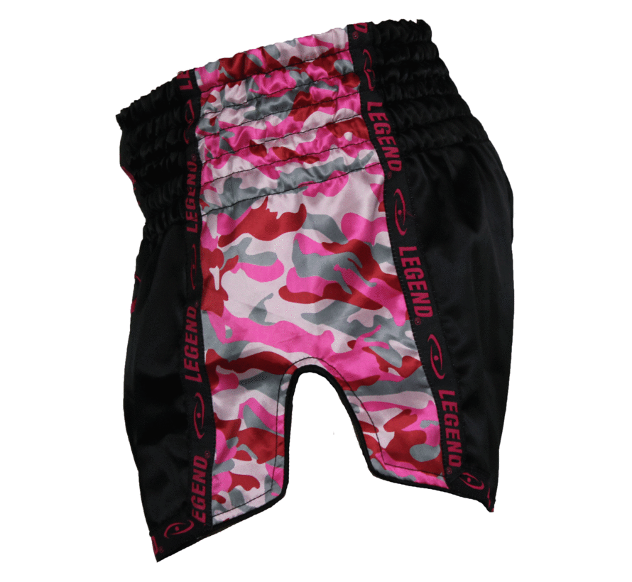 Dames Kickboks broekje Camo roze