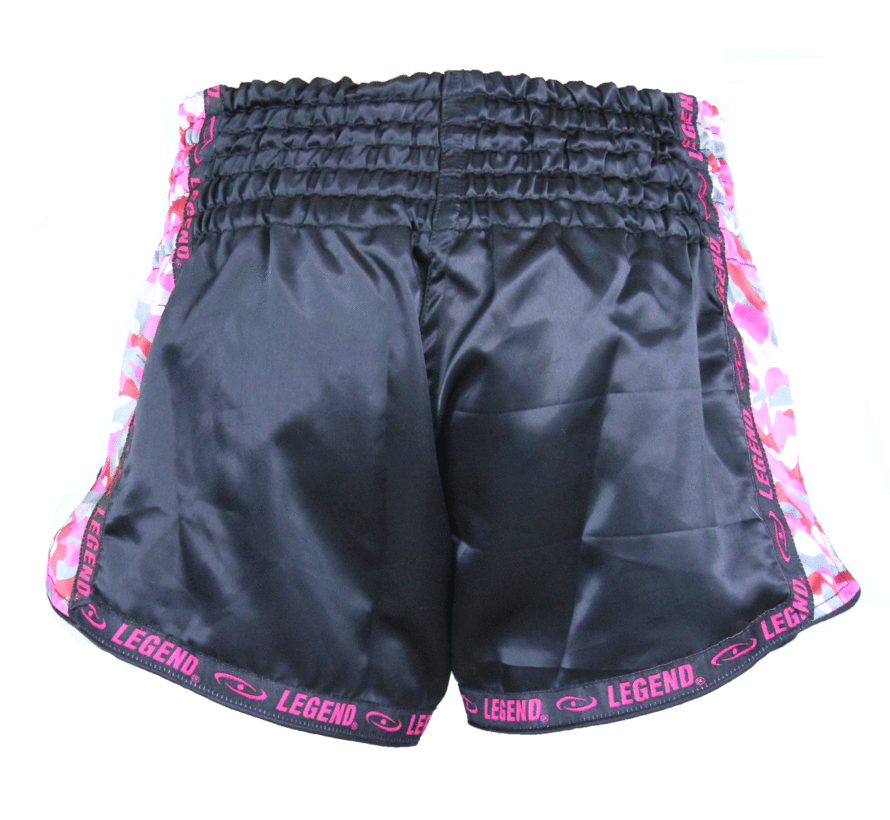 Dames Kickboks broekje Camo roze