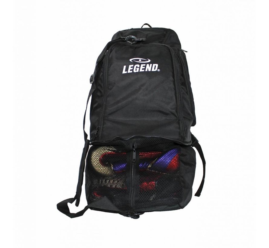 Sporttas aanpasbaar rugtas tas 2 in 1 zwart