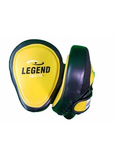 Legend Coaching mitts Leder Heavy Duty Gel Geel