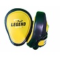 Coaching mitts Leder Heavy Duty Gel Geel