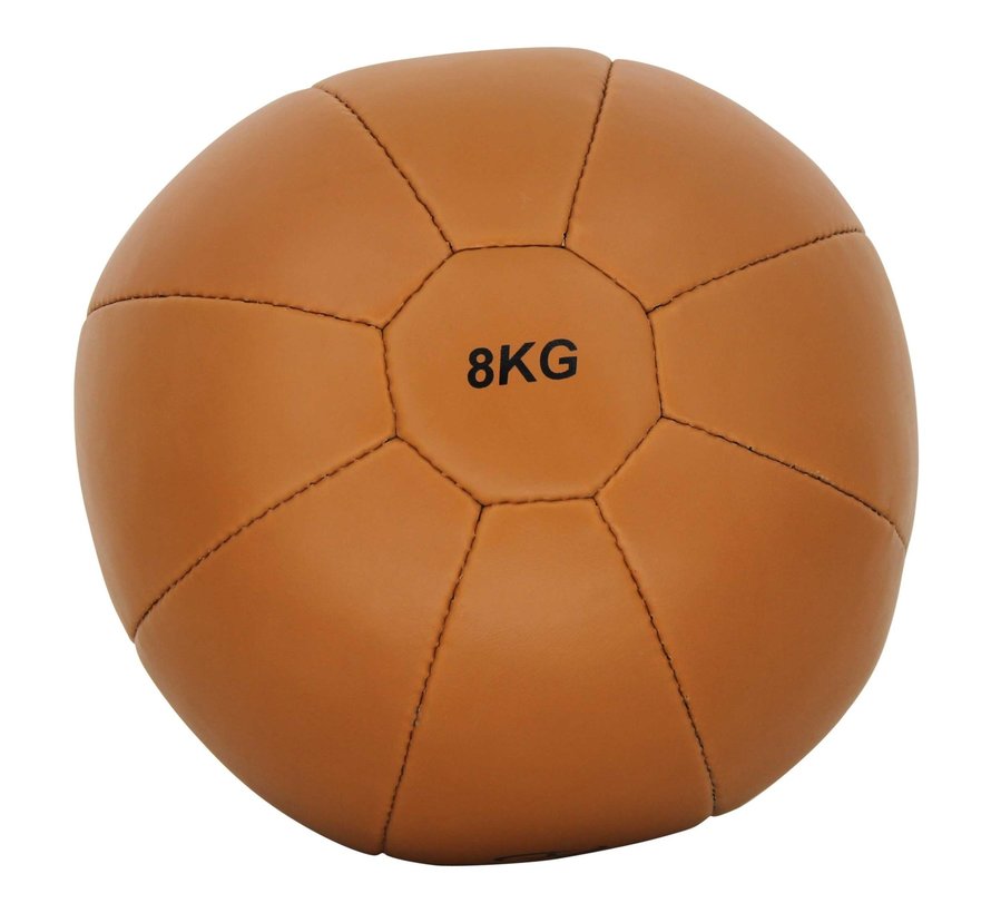 Medicine Ball Retro Bruin Diverse Gewichten Ball Leder 3 Kg