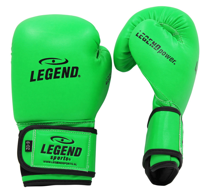 4-8 jaar Jeugd bokshandschoenen  Neon Groen