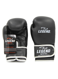 Legend 1-5 jaar Jeugd bokshandschoenen 2 Oz Zwart - OP=OP