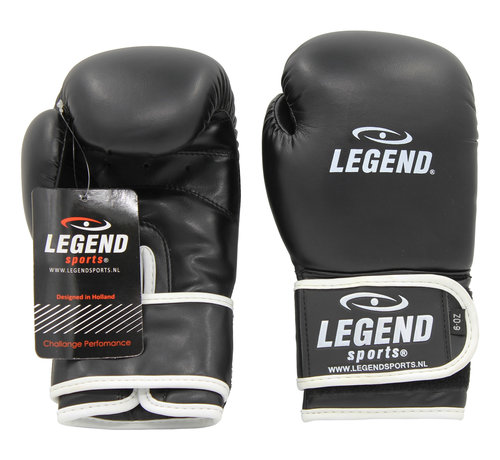 Legend 1-5 jaar Jeugd bokshandschoenen 2 Oz Zwart - OP=OP