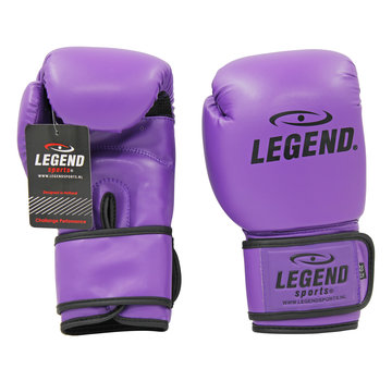 Legend Bokshandschoenen Paars Protect en Power
