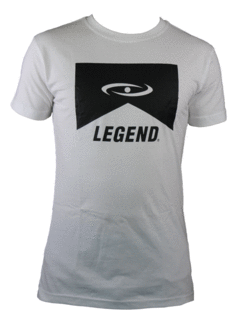 Legend t-shirt wit casual icon