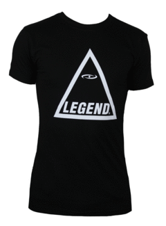 Legend t-shirt zwart triangle