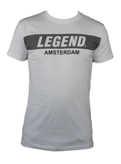 Legend t-shirt wit Amsterdam