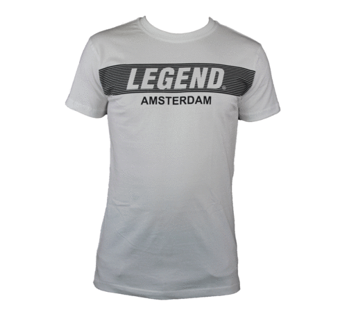 Legend t-shirt wit Amsterdam