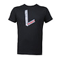 t-shirt zwart L grijs