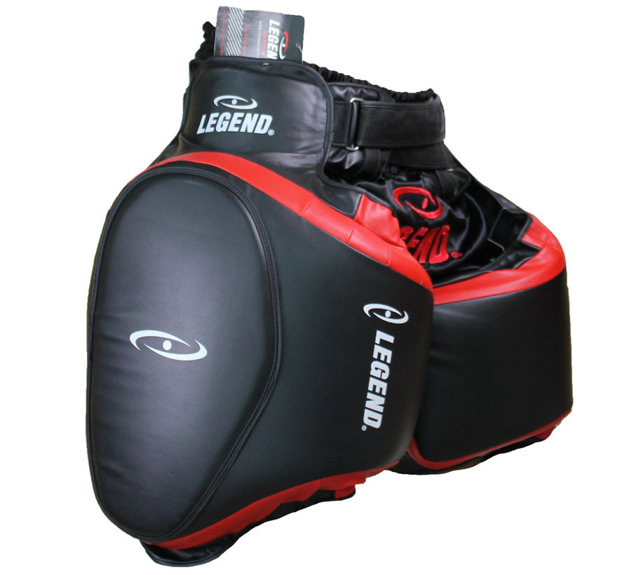 Legend Sports Leg Protector Black Red