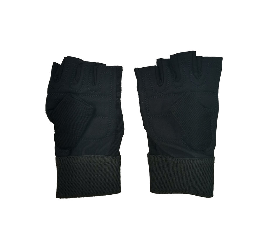 Fitness Handschoenen mesh zwart