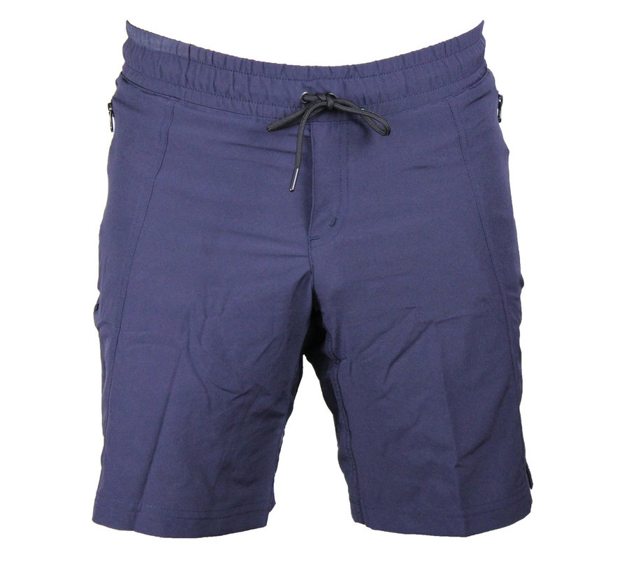 Korte broek/short met vakken Navy blauw