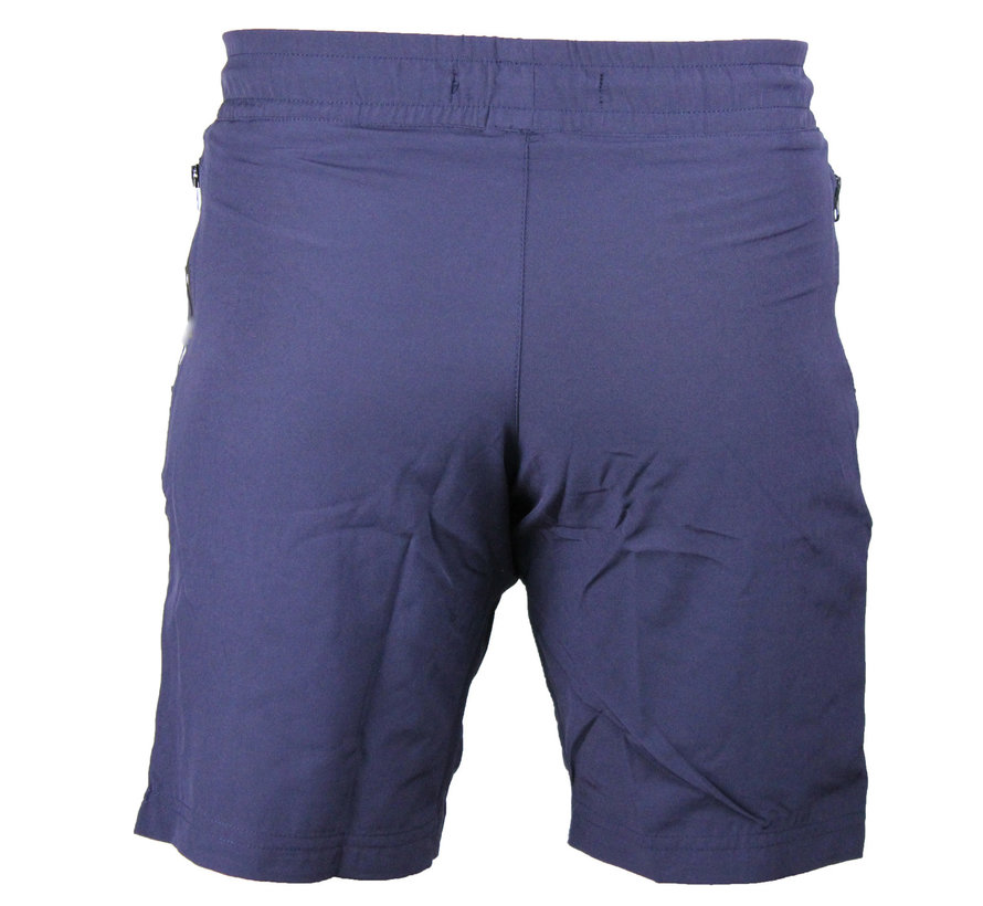 Korte broek/short met vakken Navy blauw