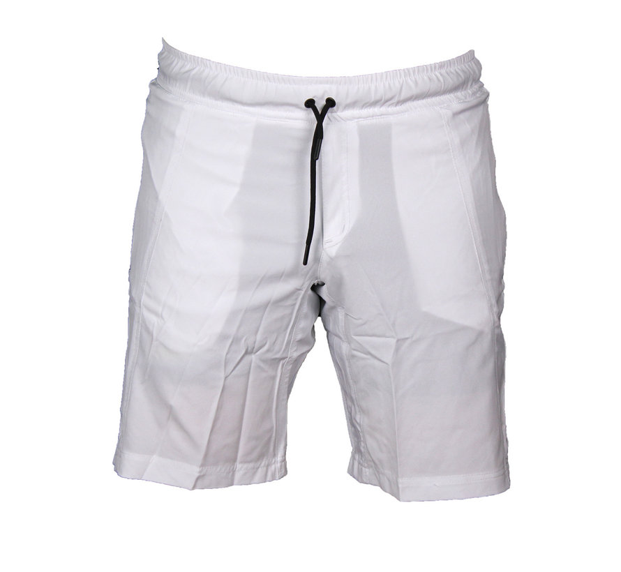 Korte broek/short met vakken Wit