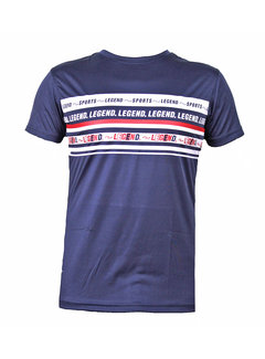 Legend t-shirt navy blauw DriFit  inspiration quote