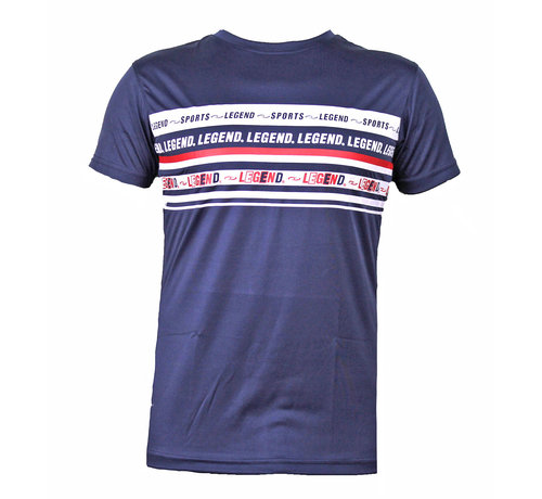 Legend t-shirt navy blauw DriFit  inspiration quote