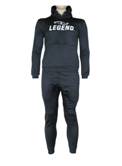 Legend Trainingspak unisex met hoodie zwart