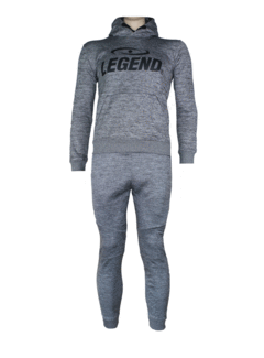 Legend Trainingspak unisex met hoodie grijs