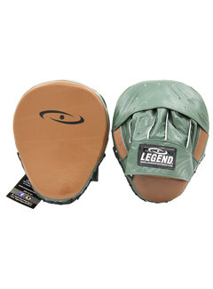 Legend Stootkussen Professional Coaching mitts Leger/Bruin