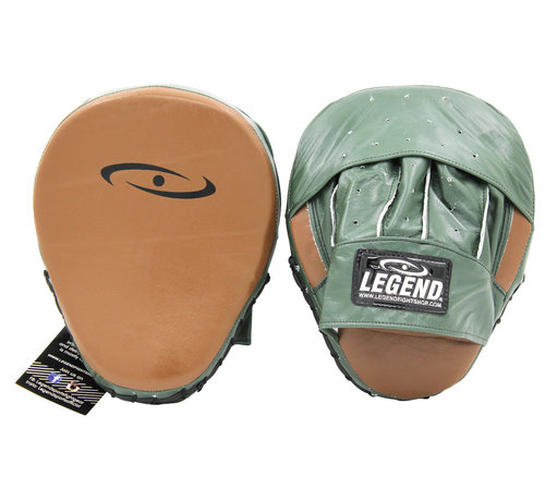 Legend Stootkussen Professional Coaching mitts Leger/Bruin