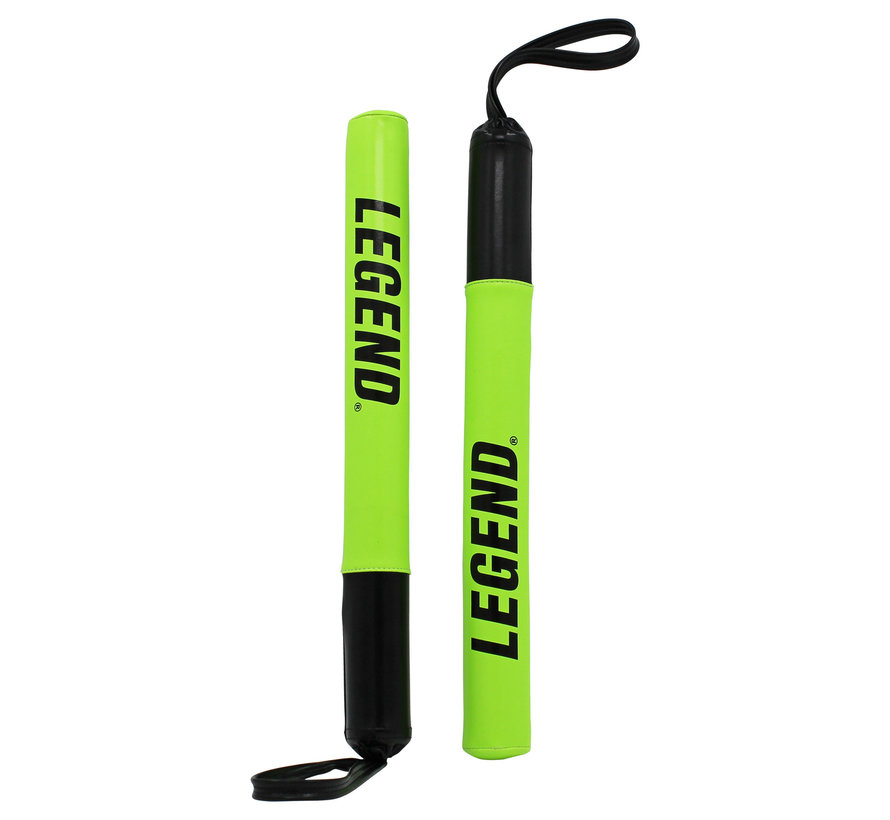 Legend Target stootkussens sticks zwart/neon