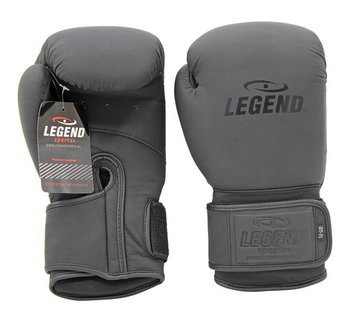 Legend Legend Sports Leren Bokshandschoenen Legend Power Mat Zwart