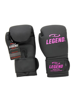 Legend Dames bokshandschoenen  Clima zwart - mat/Roze